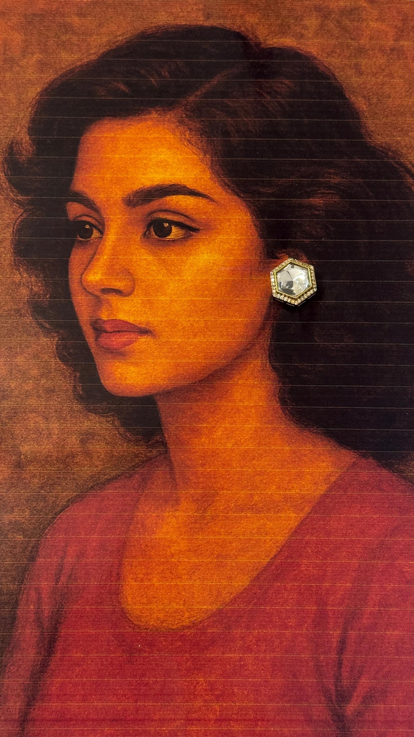 Noor Kundan Stud Earrings | Traditional Ethnic Jewellery