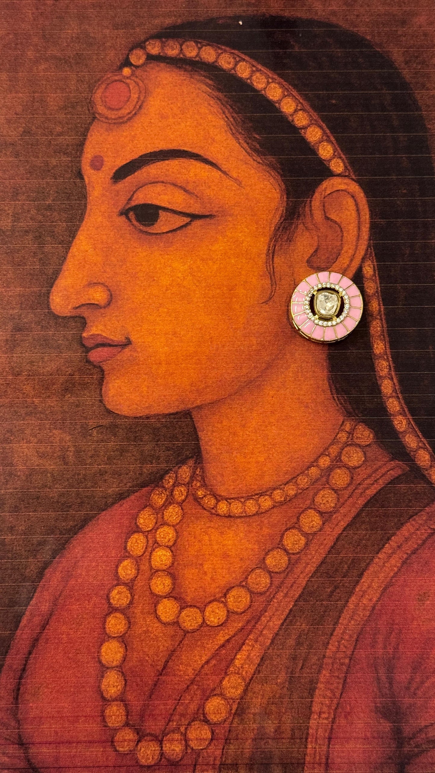 Meher Kundan Stud Earrings | Traditional Ethnic Jewellery