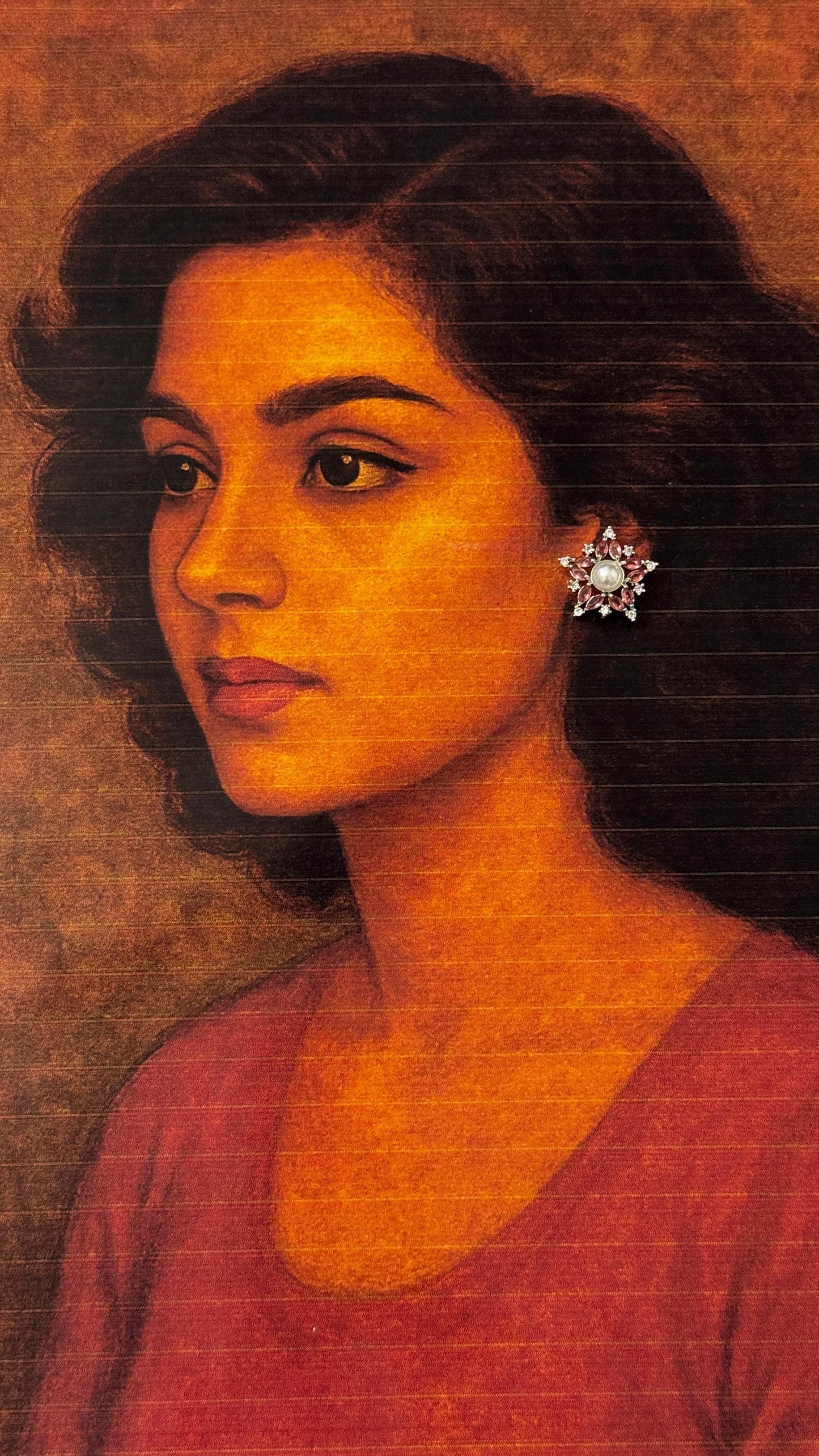 Snow Flake Studs Earrings | Elegant Artificial Diamond Studs