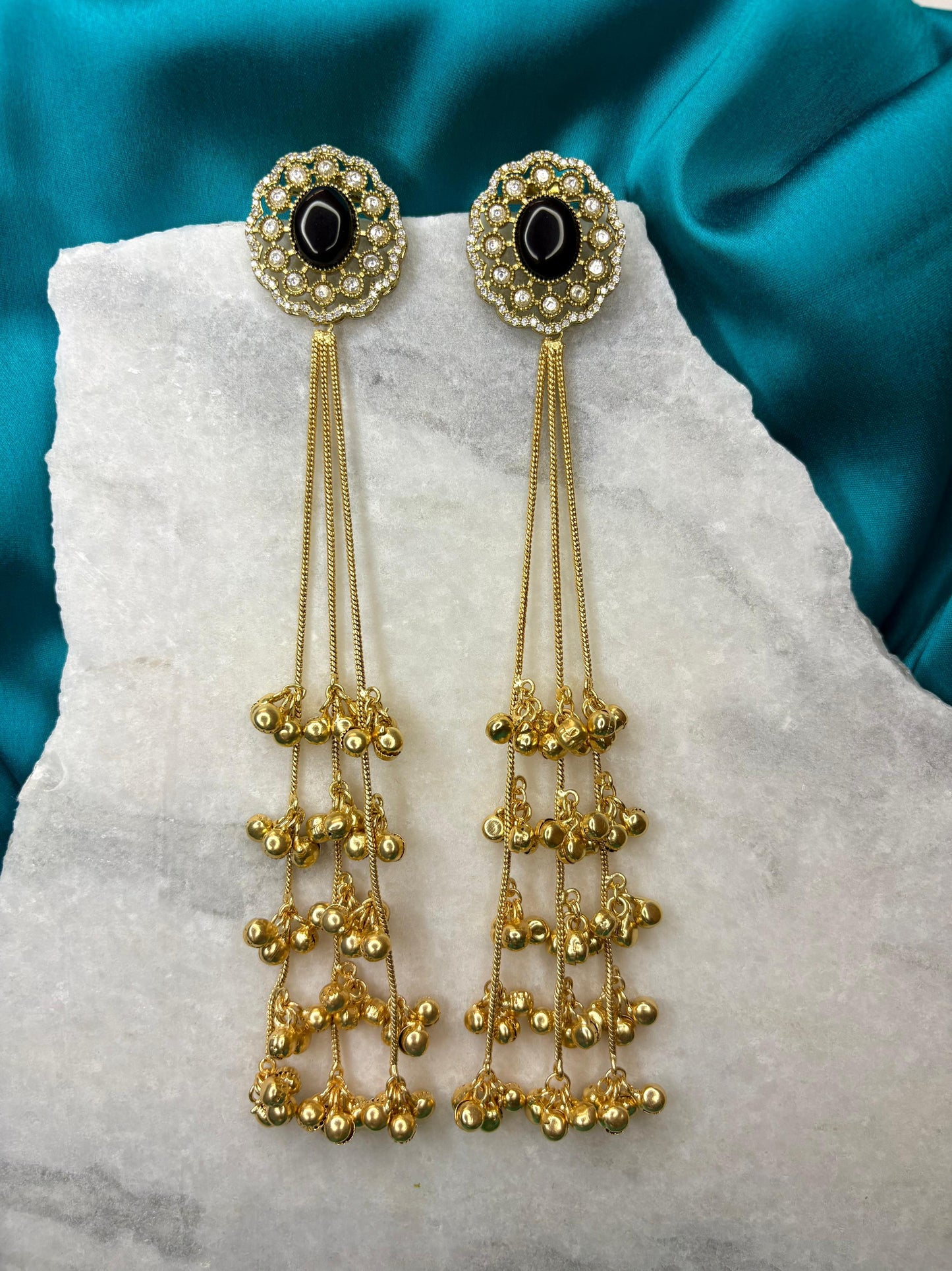 Kashmiri Danglers Earrings | Handcrafted Ethnic Statement Jewellery
