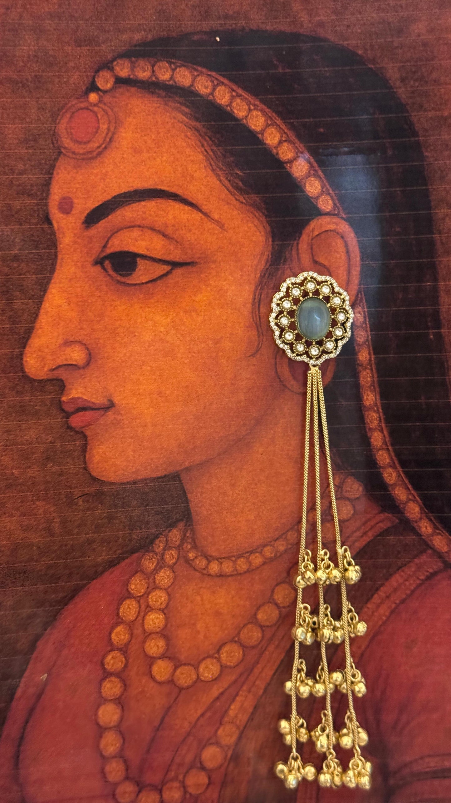Kashmiri Danglers Earrings | Handcrafted Ethnic Statement Jewellery