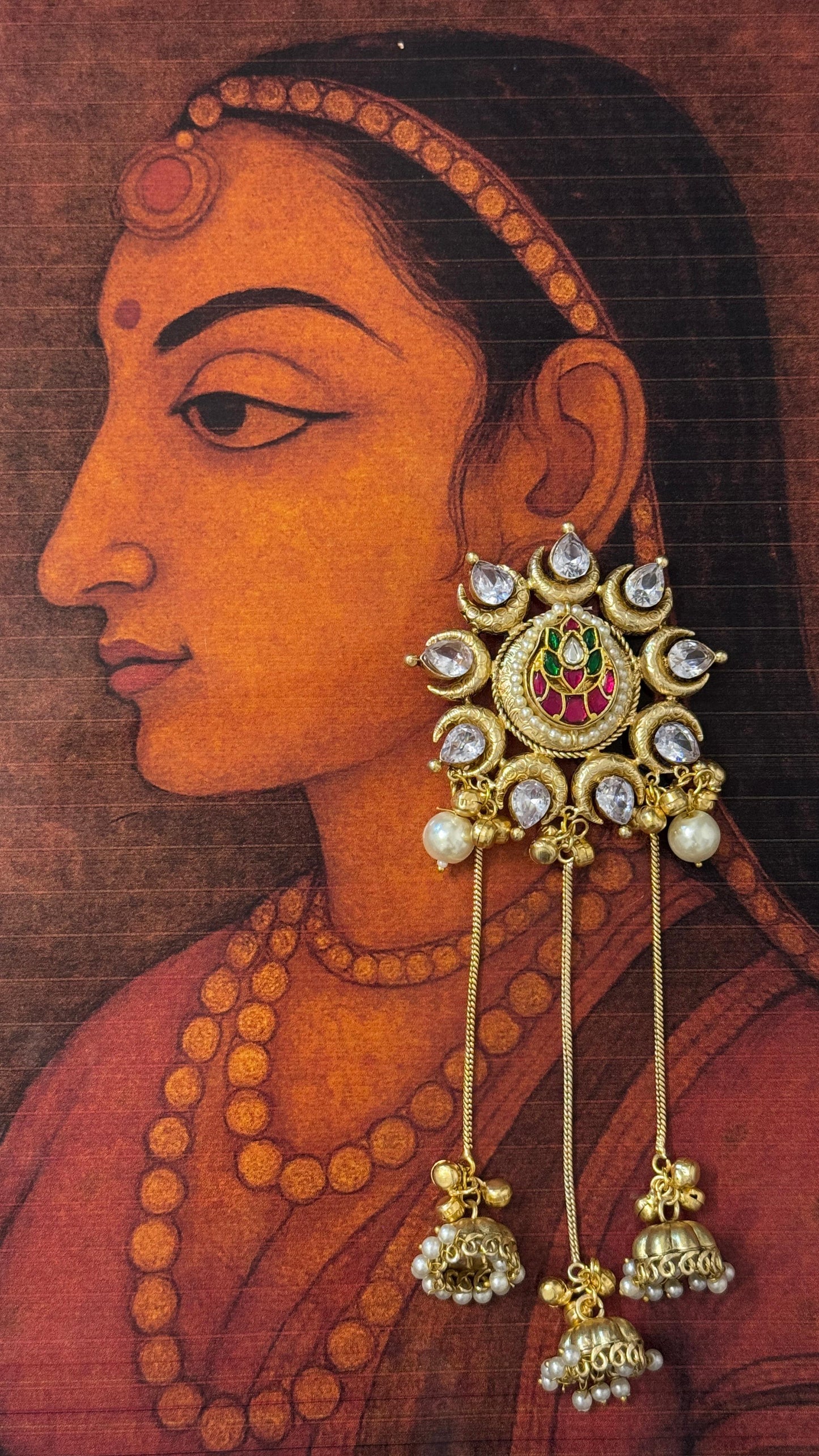 Gul-e-Kashmir Earrings | Handcrafted Ethnic Earrings